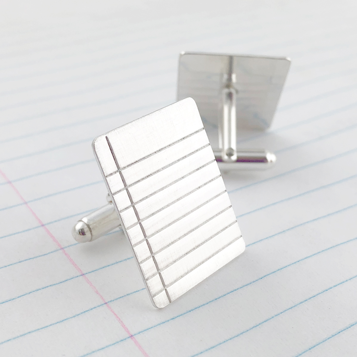 Binder Paper Cuff Links