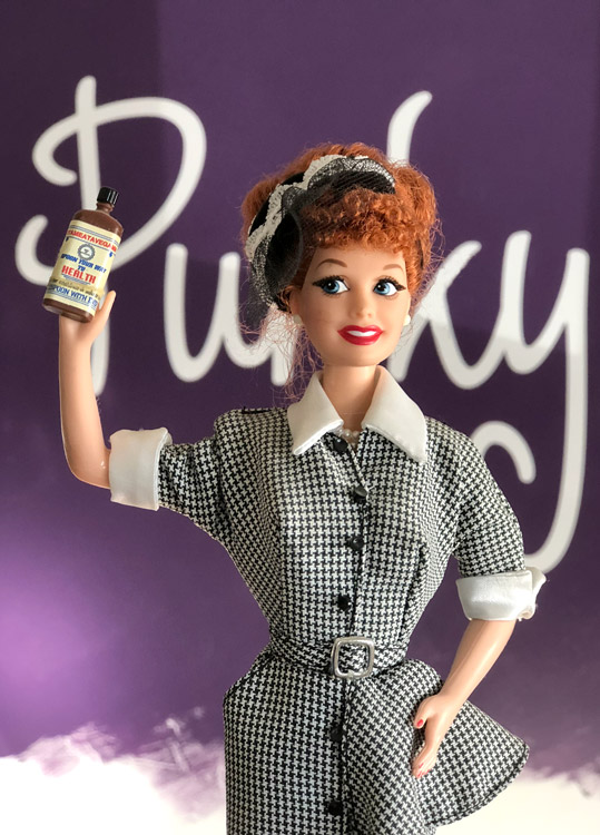 Sandy's Vitameatavegamin doll